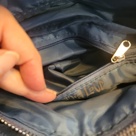 Blue Jean/Denim Waist Bag with American Flag - Picture 6 of 12